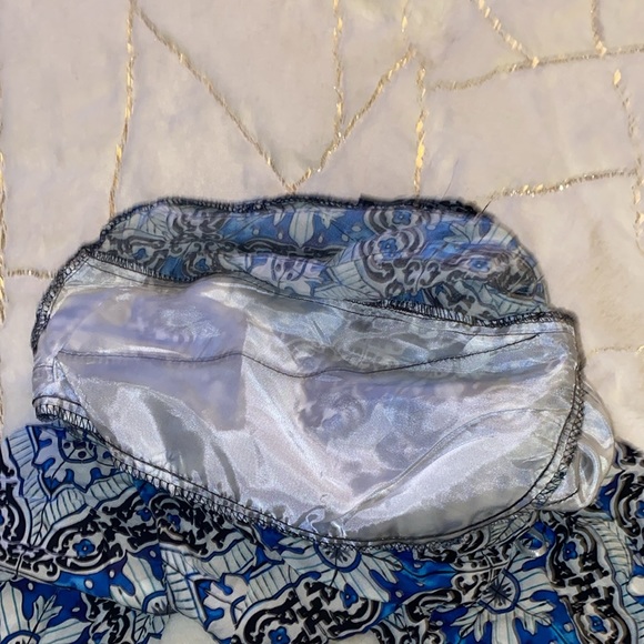 JL LEFON Pant printed ribbed blue print - Picture 11 of 13